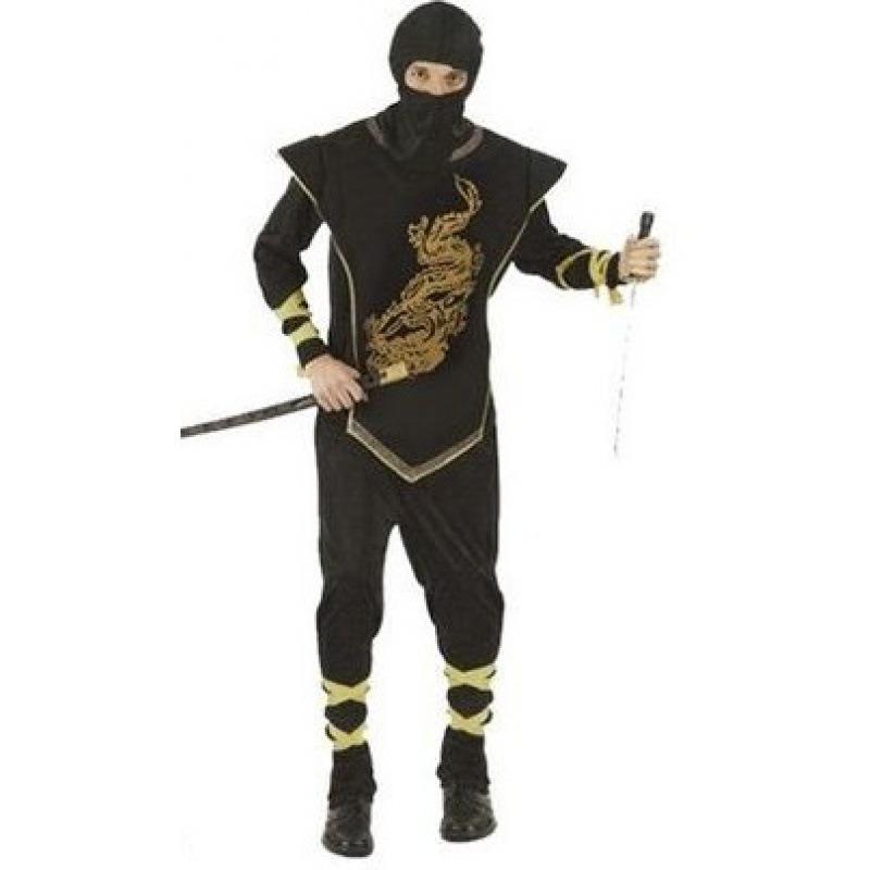 Adult Ninja Costume, Halloween, Masquerade, Samurai Character Night Walk Dress Performance Dress