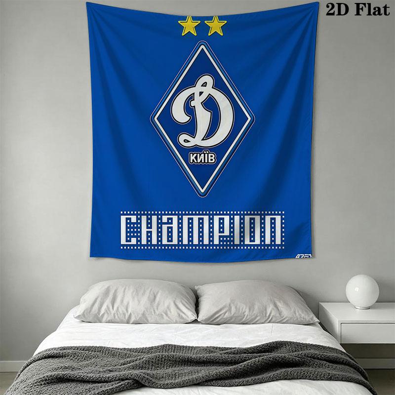 FC Dynamo Kyiv Wall Hanging Printed Fabric Blanket Decorative Tapestries for Bedroom Living Room Home Decor