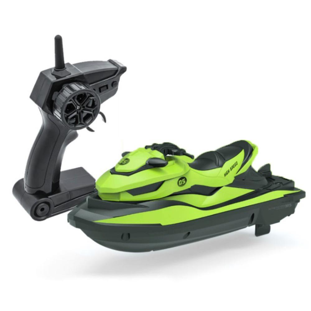 Jet Ski High-Speed Rc Motorboat Plastic 2.4g Wireless Speedboat  Home Decor
