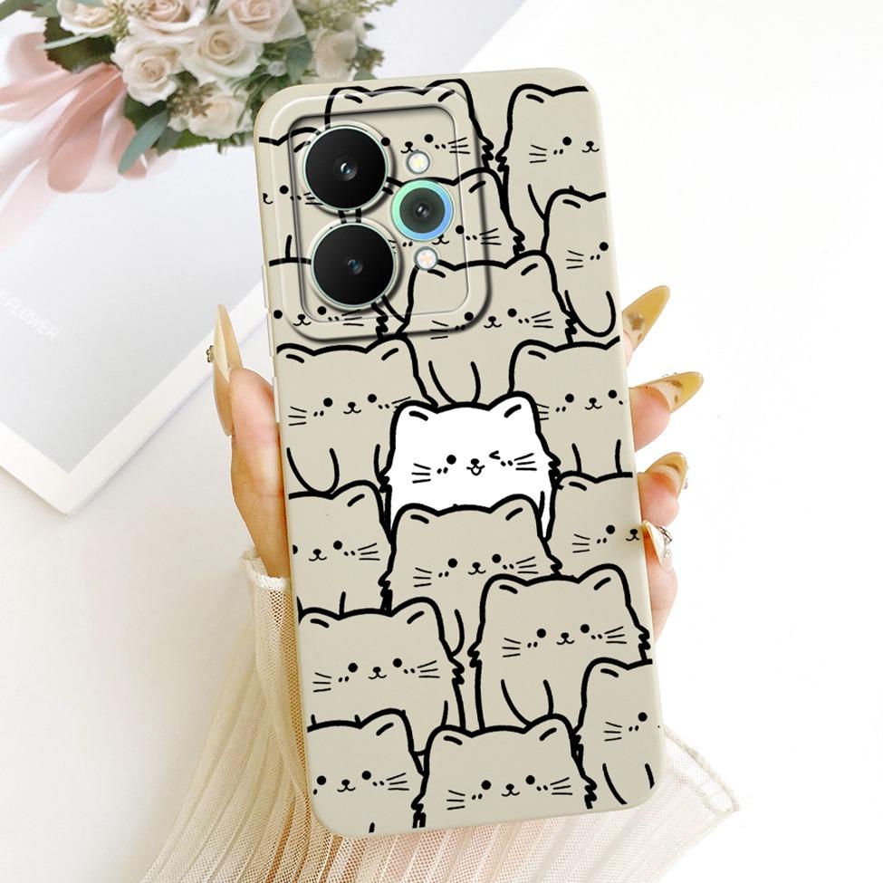 Cover For Realme 15 Pro Casing RMX5101 Silicone Luxury Fashion Flowers Kawaii Cute Painted Shockproof Phone Case