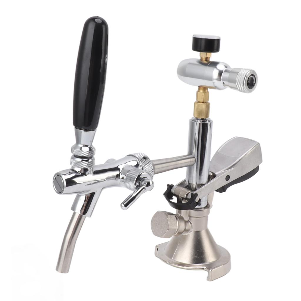 4in Party Bierpumpe Edelstahl Messing Bierfasspumpe Wiederverwendbare Zapfbier Kegerator Pumpe mit