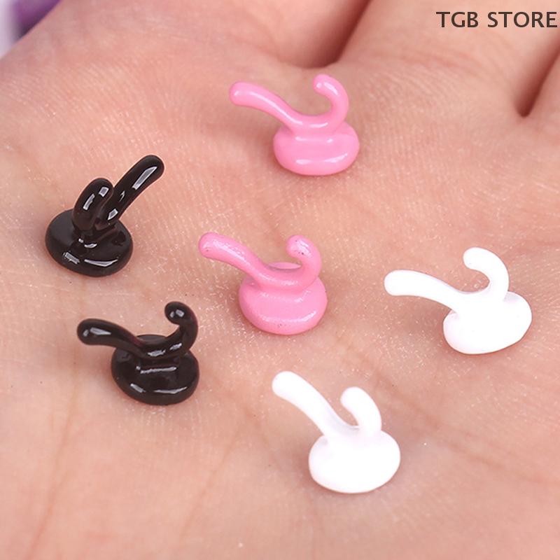 3Pcs Alloy Clothes Hook Model 1:12 Dollhouse Miniature Living Scene Decor Doll House Accessories