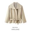 Kaslead New Women Clothes Western Style Versitile Fashion With Belt Trench Coat Outerwear 5063799 708