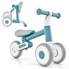 GYMAX Tricycle for Kids, Challenge Bike, Indoor Toy, Height Adjustable, Foldable, Mini Bike, Pedal-less, Ride-on, Walking Practice, Compact, Lightweig