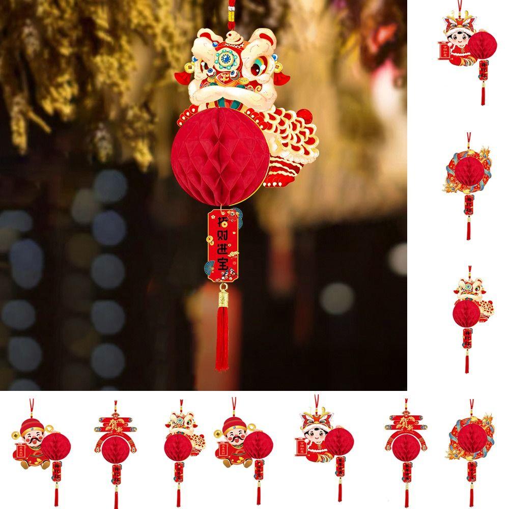 Chinese Style Dragon Year Lantern Ornaments Small Spring Festival Pendant  Atmosphere Layout