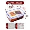 Food-Grade Plastic Airtight Storage Box for Dry and Refrigerated Ingredients