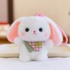 Dressed Cartoon Stuffed Doll Fluffy Plush Hanging Doll Amusing Plush Keychain  Bag Ornament
