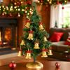 12Pcs 3.5CM Gold Bell Hanging Christmas Tree Decoration Pendant for Home Decor Party Supplies Ornament New Year 2025 Navidad