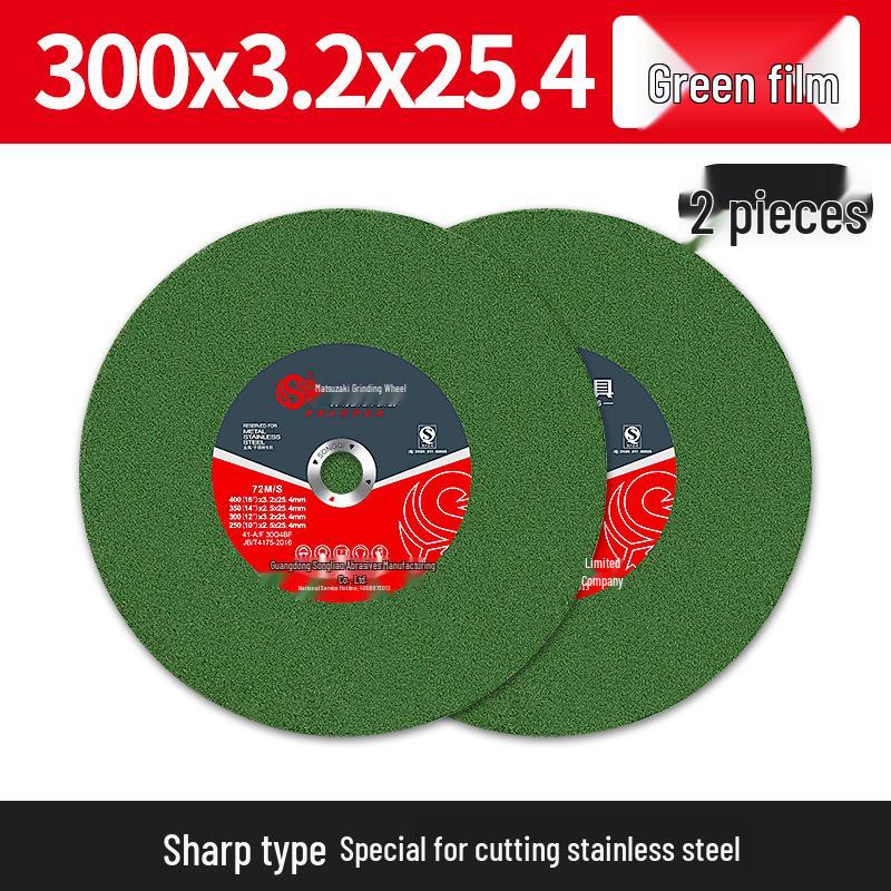 

350mm Stainless Steel Cutting Disc, 4-Type Thickness, Profile Metal Grinding Wheel for 355/400 Industrial Saw Machines
