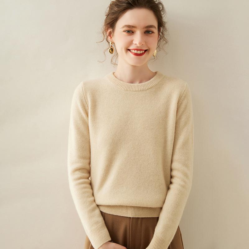 Plus Size Women's Thick Cashmere Raglan Sleeve Sweater