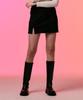 Collet [Fleece Ver.] Winter Slit Mini Skirt [Black] Skirt Ver.