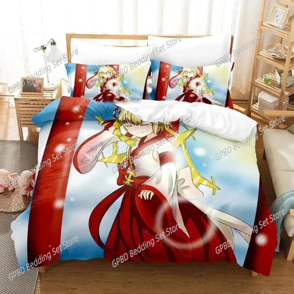 

Аниме Revue Starlight Комплект постельного белья Для спальни Мягкое современное покрывало Удобное для детей Подушка и пододеяльник 120*200cm Single