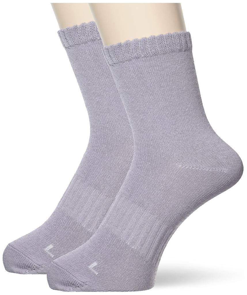Gunze WASHIITO Washi 3D Toe Separate Crew Set of 2 Sizes Cm Socks, Yarn, Design, Knit, Length, Pairs, Gray, 23.0-25.0