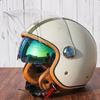 Newest Retro Motorbike Helmets DOT 3/4 Open Face Motorcycle Vintage Chopper Bike Cascos Scooter Capacete De Moto