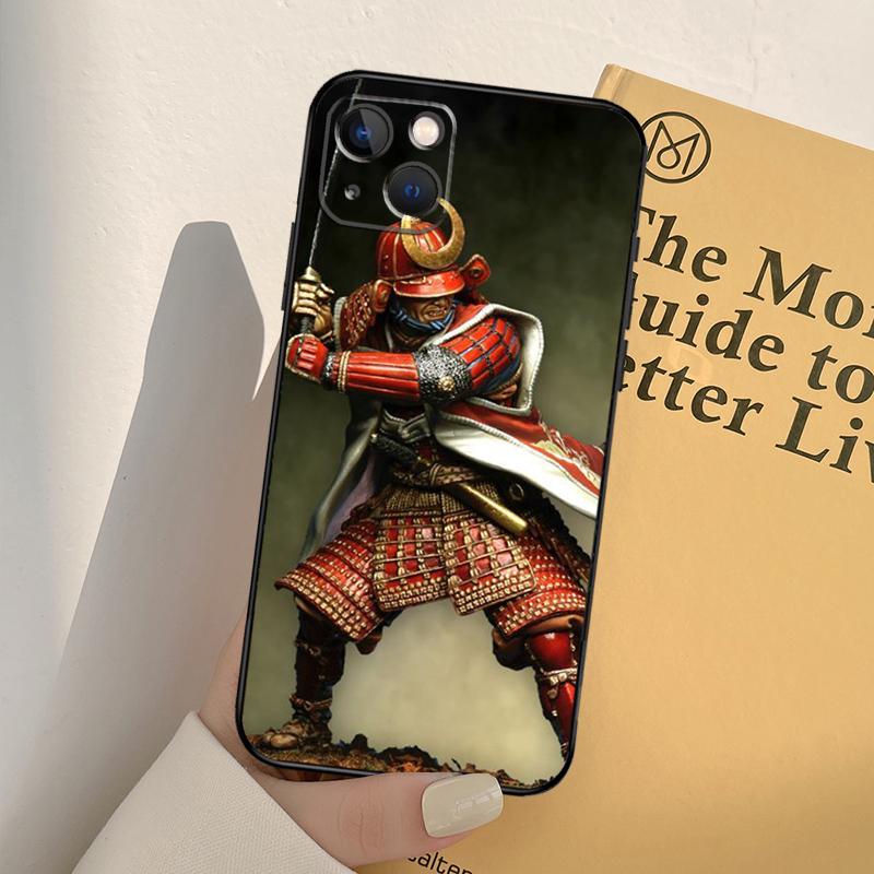 

Japanese Samurai Warrior Phone Case For iPhone 17 16 15 14 13 11 12 Pro Max mini XR 16e 15 16 Plus 17 Air Full Cover iPhone 16 Pro