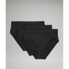 Underease High Rise Bikini Underwear 3 Pack Black