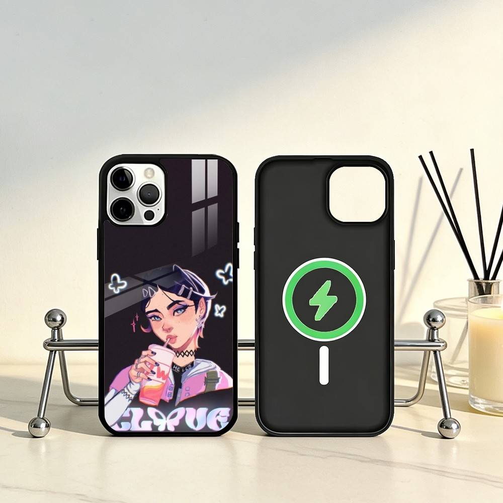 

Popular V-Valorant C-Clove Phone Case For iPhone17,16,15,14,13,12,11 Plus,Pro Max Magnetic For Magsafe Wireless Charging iPhone15Plus