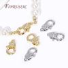 15.2*9.5mm 18K Gold Plated Lobster Clasps Fasteners, End Beads Connector Clasps For DIY Necklaces Bracelets Jewelry Making