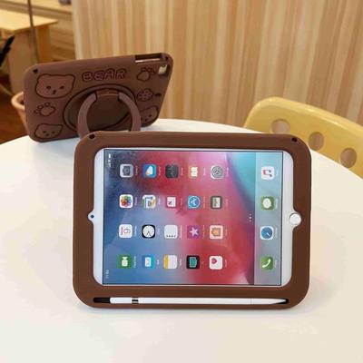 Silicon Stand Table Case For Apple iPad Air 1 9.7 Inchs A1566 A1567 A1474 A1475 A1476 With Pen Slot Shell Funda