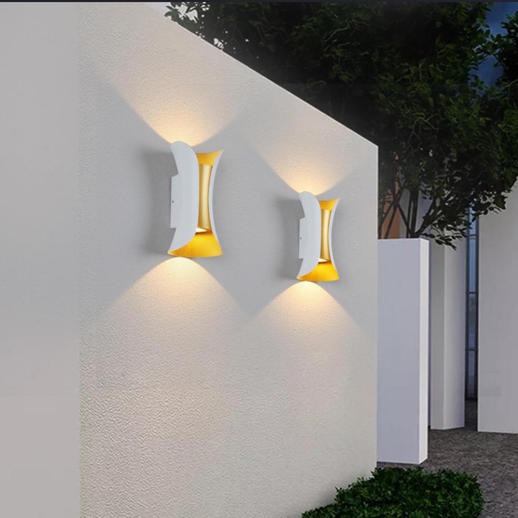 Wall Mounted Light Outdoor Waterproof Modern Minimalist Wall Sconce Light for Living Room Bedroom 85 to 265V 6W