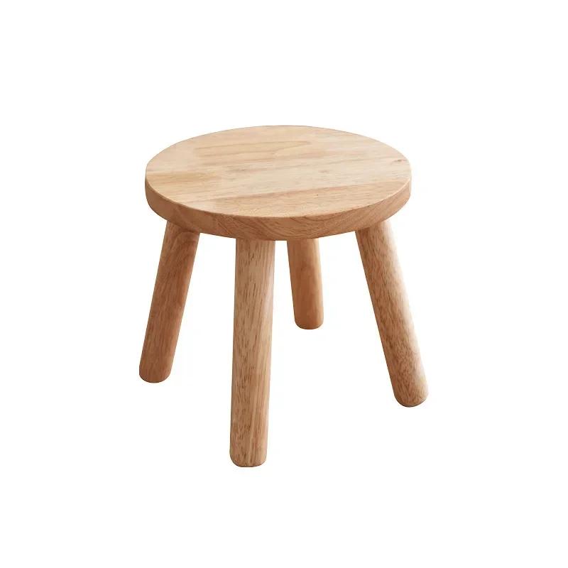 Табурет из массива дерева штабелируемый для улицы для рыбалки для дома для гостиной табурет для обеденного стола стулья и табуреты для дома для гостиной 5700₽