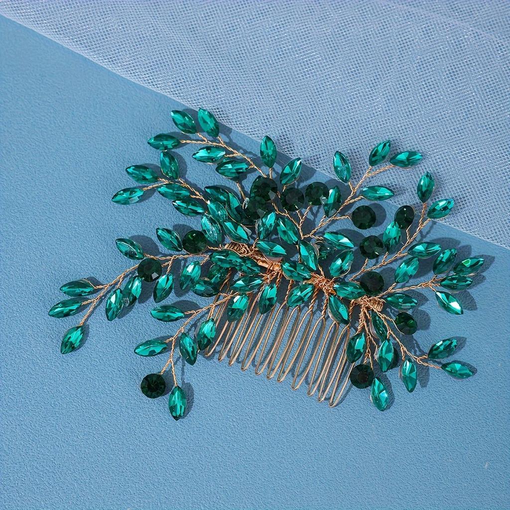 Luxus Kristall Haarkamm Clip Haarnadel Für Frauen Braut Strass Braut Hochzeit Haarschmuck Schmuck Kamm Clip Nadel Geschenk