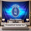 Custom Name Text Tapestry Everton FC Personalized Polyester Wall Tapestry For Bedroom And Room
