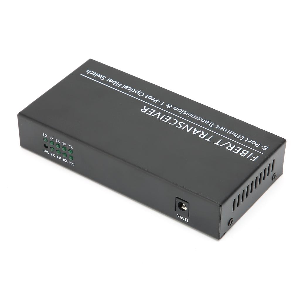 Gigabit Switch 1 Fiber 8 Port Ethernet Single Mode Dual Fiber Adaptive Gigabit Converter for Signal Conversion