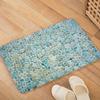 Bathroom Uses Absorbent Non Slip Bath Mats, Kitchen Floor Mats, Artistic Small Stone 3D Carpets (24x16 Inches), and Flannel Memo
