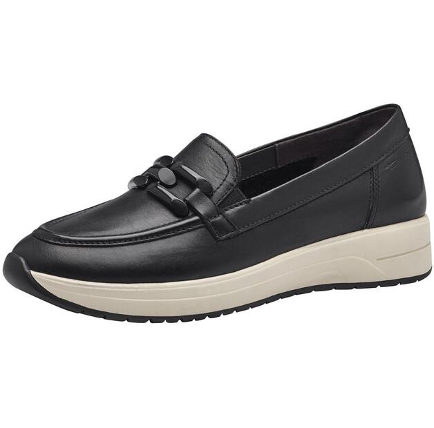 

Женские слипоны Tamaris Leder bequem чёрные 39
