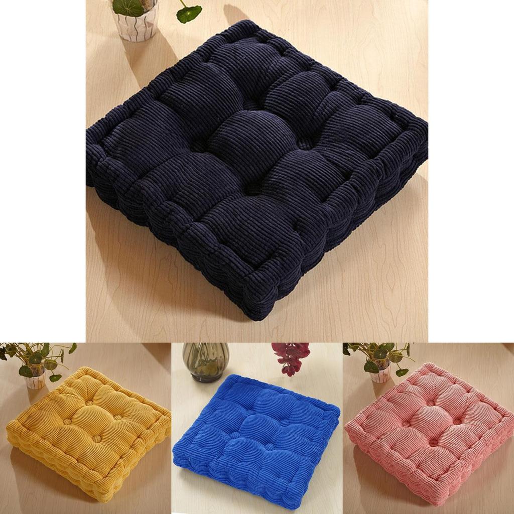 Luxurious 19-inch Patio Tatami Meditation Mat With Comfortable Plush Cushioning