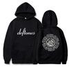 Hip Hop Rapper Printed  Deftones LOGO Autumn Unisex Hooded Sweatshirt Fleece Lined Casual Pocket Hoodie for Couple Daily Streetwear Sweatshirt