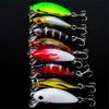 Zmart Minnow Köder Hartes Bassangelgerät 48-teiliges Set, 10cm, 9cm, 7,5cm, 7cm, 5cm, Crankbaits, Hohe Qualität