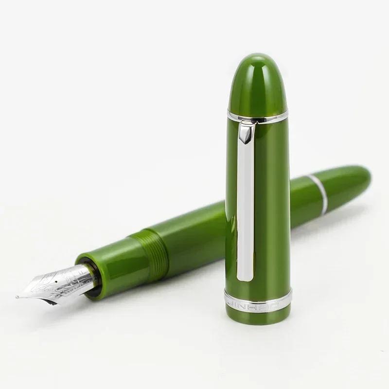 Jinhao X159 Acrylic Fountain Pen Black Color Ink Pen Student School Stationery Business Office Supplies Pens PK 9019