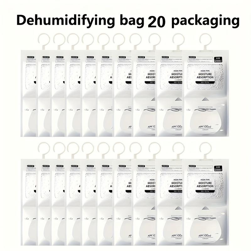 Hanging Moisture Absorbent Bags, Hanging Dehumidifier Perfect for Wardrobes, Bedrooms And Bathrooms. Effective Moisture Absorbent Bag Designed