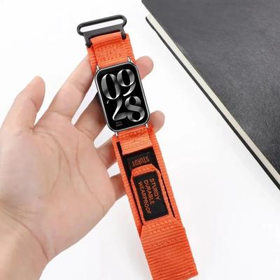 Nylonowy pasek pętelkowy do Redmi Watch 5 4 Sportowa bransoletka Wymienny pasek na nadgarstek do Xiaomi Mi Band 9/8 Pro Regulowany pasek do zegarka