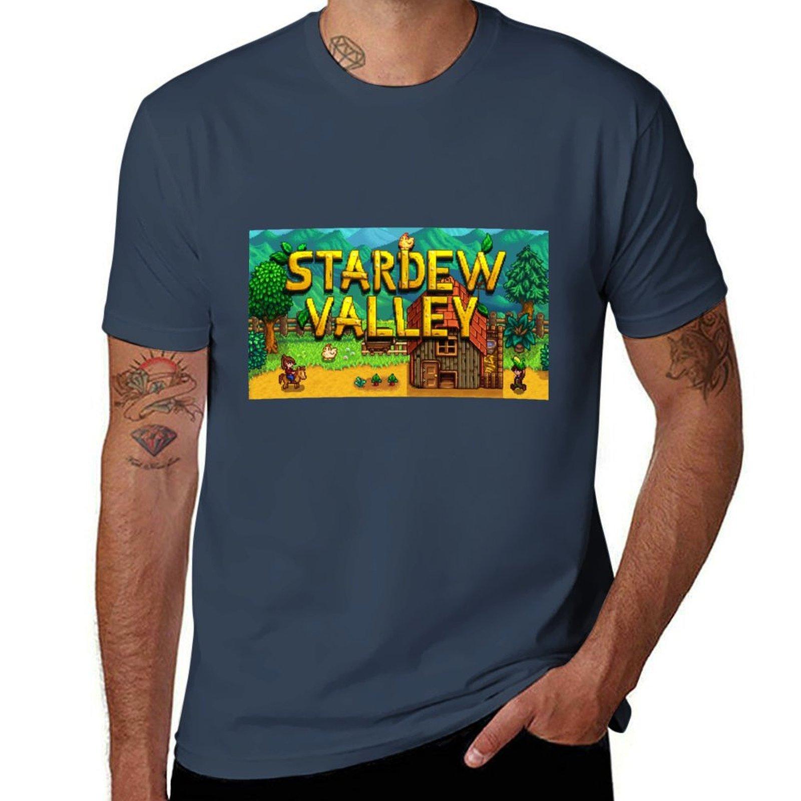 Stardew Valley Intro TShirt Quick Dry Fishing TShirt S