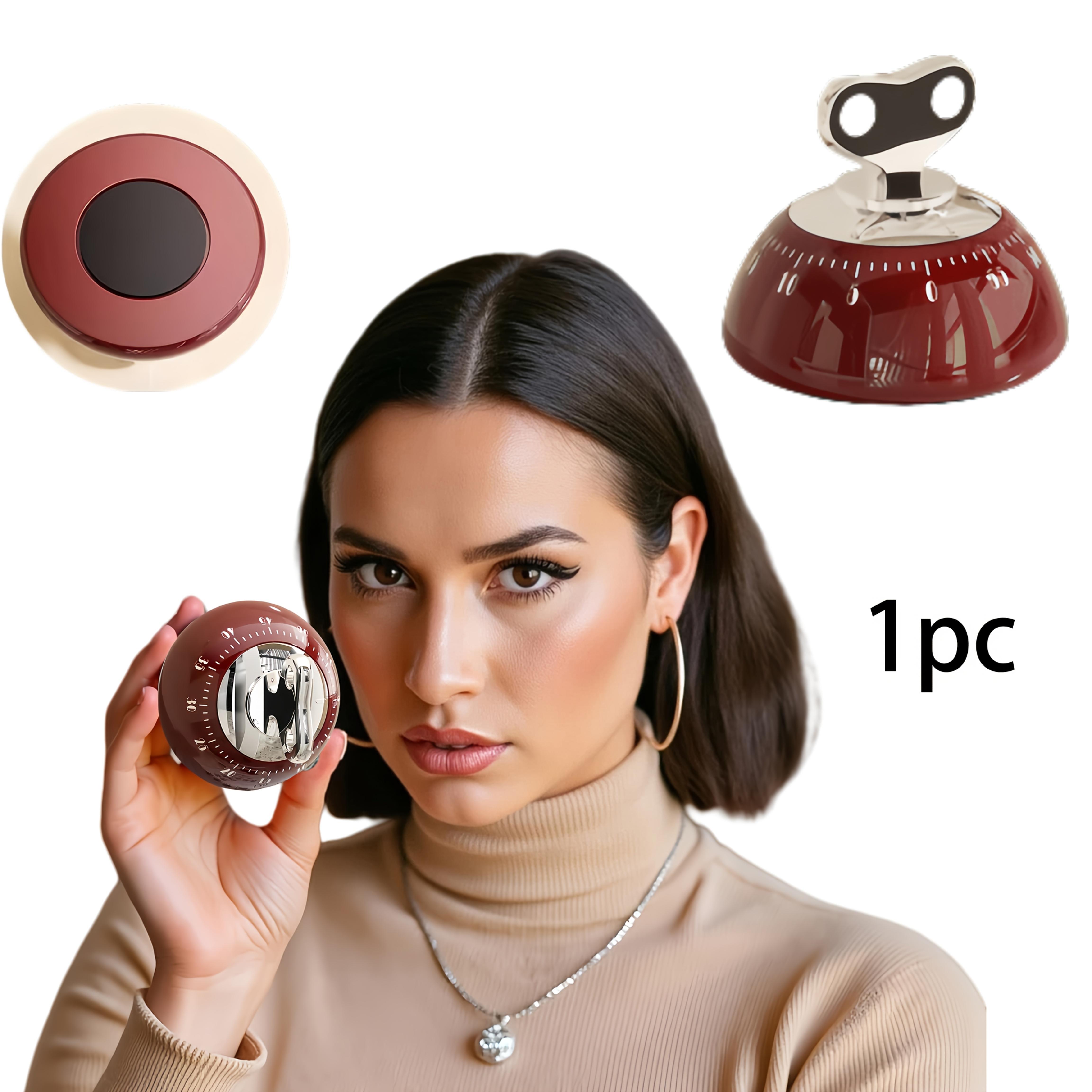 

Таймер с магнитной основой, установка времени на 60 минут и функция будильника. Подходит для приготовления пищи на кухне, учебы, упражнений, многофункциональный креативный будильник красный