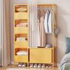Large Capacity Wardrobe Storage Closet Versatile&Sturdy Metal Wardrobe for Bedroom Organization Durable Home Garment Closet Rack