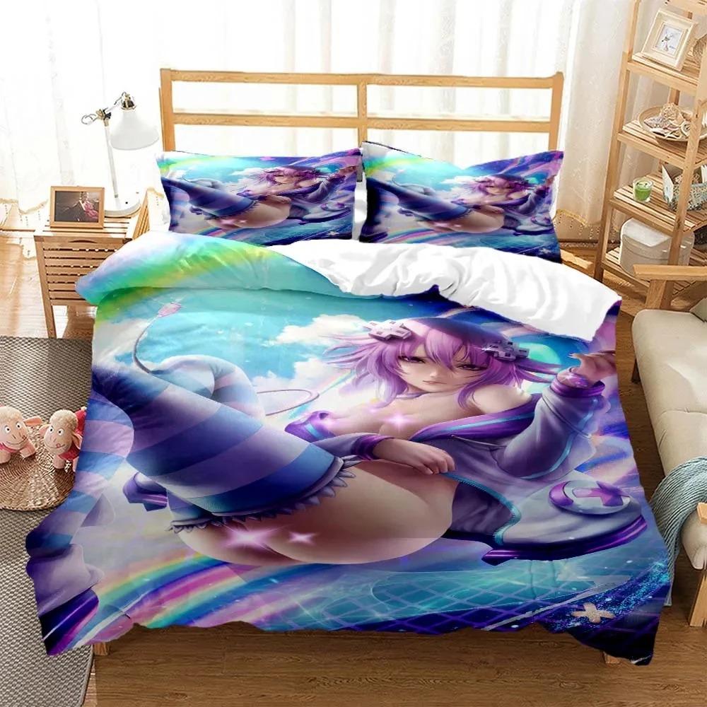 Sexy beauty cartoon 3D printed bedding set luxury King size Comforter bedding sets digital design