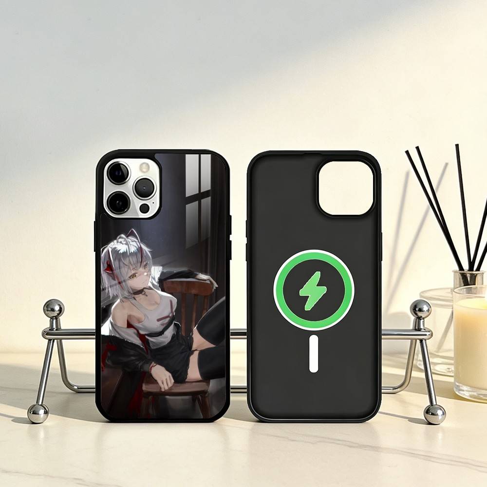 

Чехол для телефона Arknight E-Enfield G-Game для iPhone17,16,15,14,13,12,11 Plus,Pro Max Магнитный Для Magsafe Беспроводной Зарядки iPhone15Plus