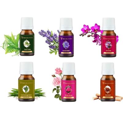 Aroma esenciální oleje, vonné oleje do difuzérů, aromaterapie, zvlhčovačů vzduchu (Levandule, růže, santalové dřevo, orchidej, lree),