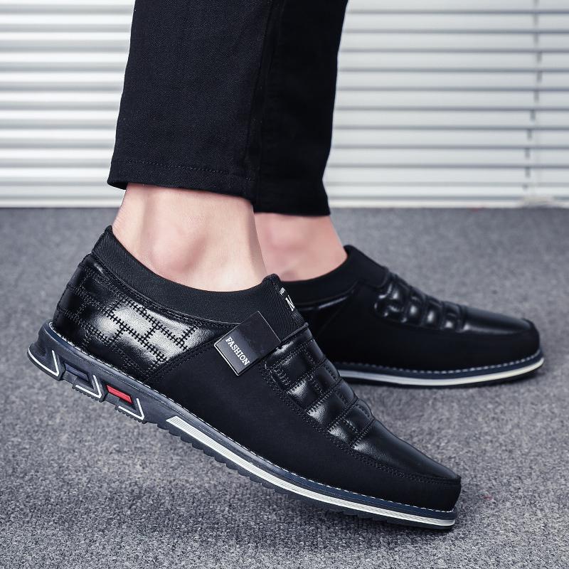 Genuine Leather Shoes Men 2022 Designer Oxfords Shoe Fashion Slip On Formal Business Wedding Dress Shoes Big Size 47 48