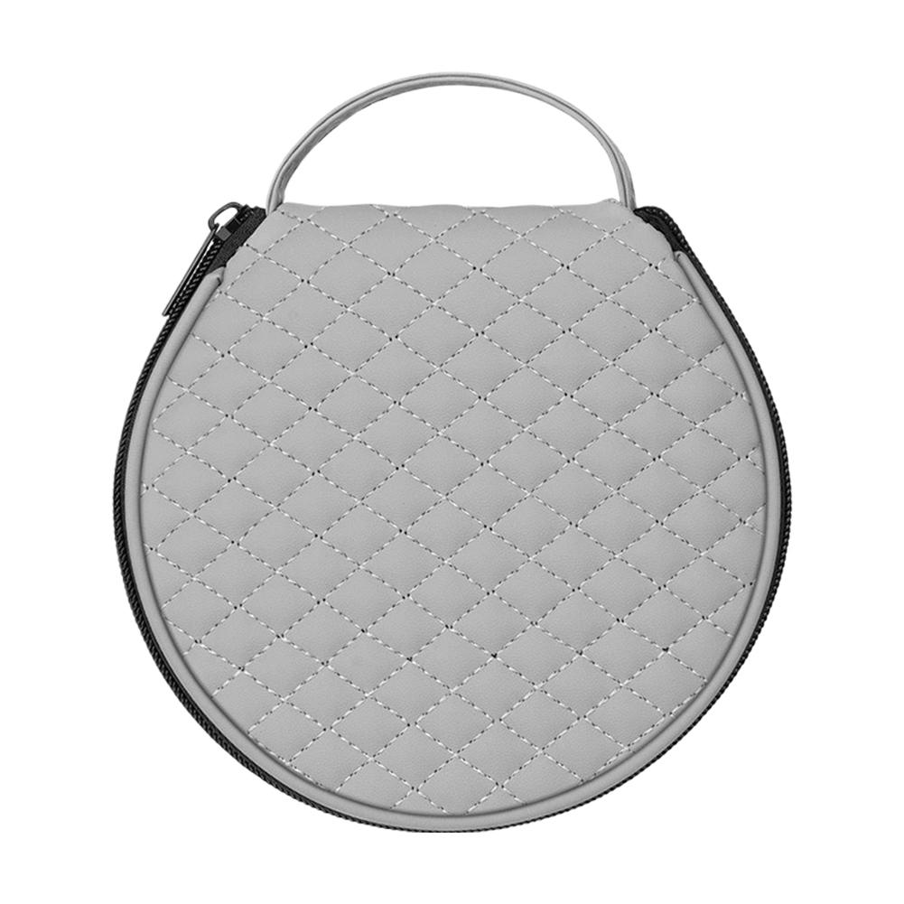 

Elegant DVD for Case 20 Disc Holder Compact and Easy to Store for Car Home Travel Embroidered Griding Leather Dropship
