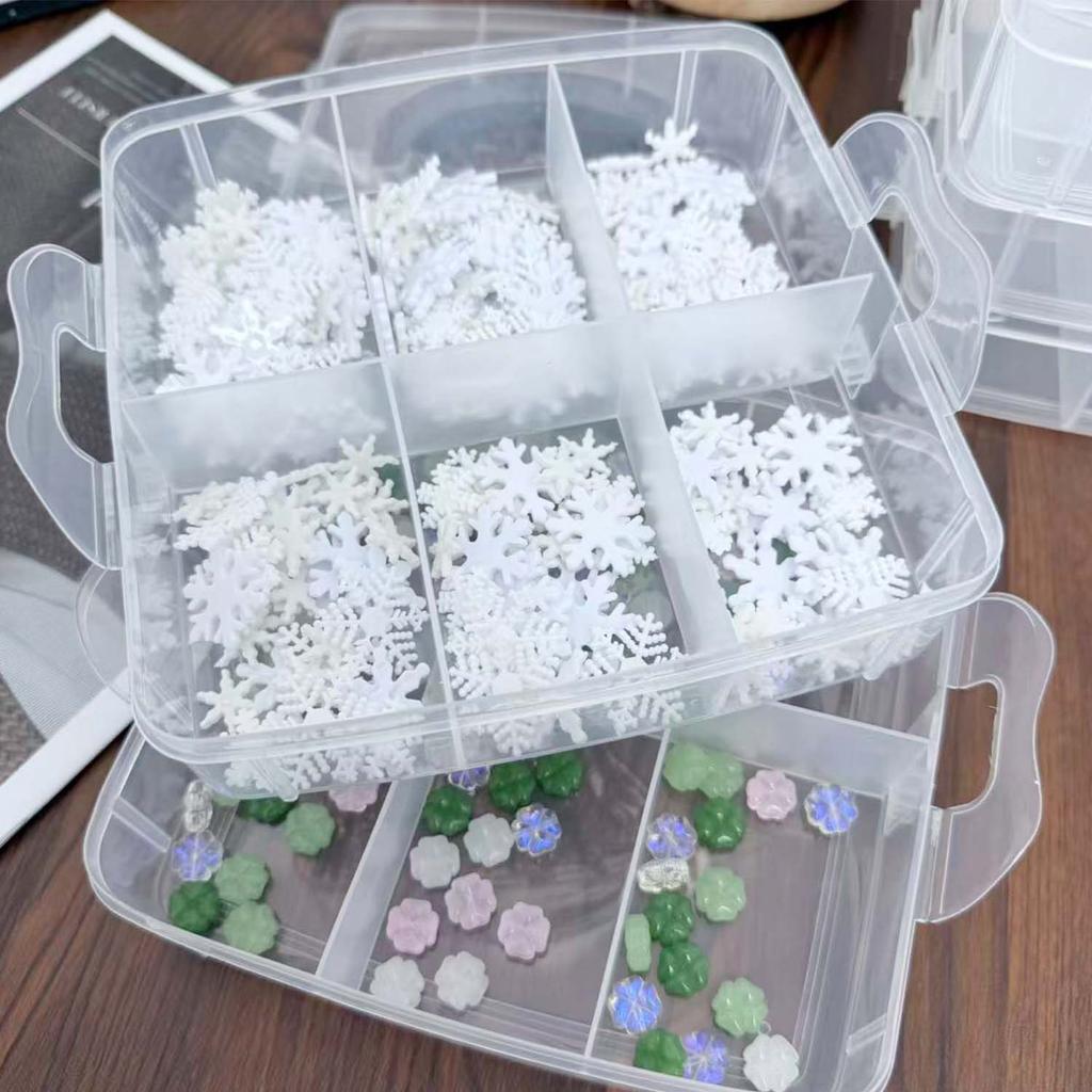 Large Capacity Transparent Boxes for Jewelry Earring Rings Bracelet Boxes Removable Storage Box Container Dustproof Organizer