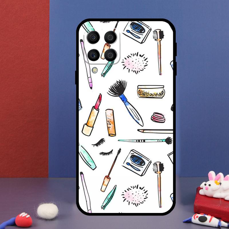 Lipstick Make Up For Samsung Galaxy M12 M13 M33 M23 M53 M15 M55 M31 M51 M14 M34 M54 M20 M32 M52 Phone Case
