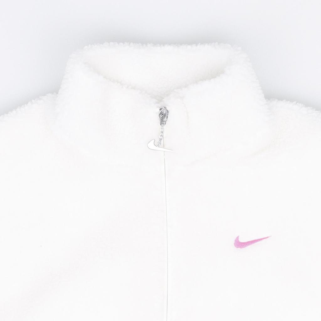 New Nike Velvet feel Coat Women's Sail White FV4009-133