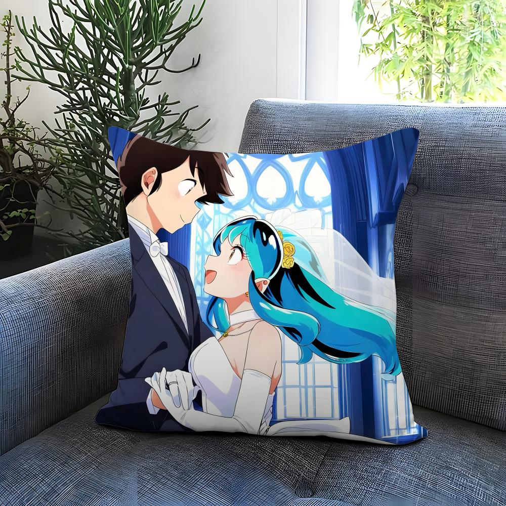 Funda de Cojín Urusei Yatsura Cómoda Reversible Ideal para Coche Sofá Dormitorio y Más