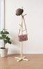 Pearl Metal Wooden Pole Hanger, Medium, Natural, 2kg per hook, 45cm wide, N-8285