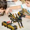 Non-Toxic Car God Quick Transformation Toy Dinosaur Flying Dragon Combination Pegasus Unicorn Magnetic Collision Transformation Fun Toy
